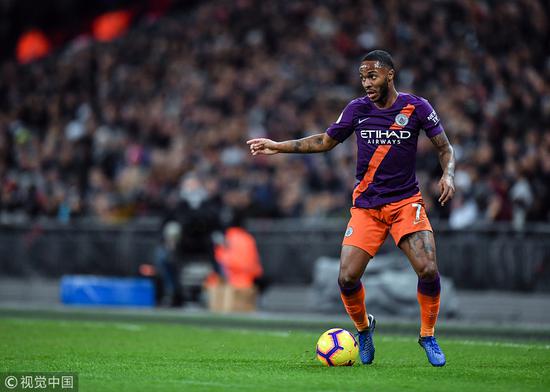  曼城斯特林状态回勇，近五轮贡献四球两助  